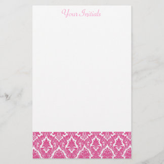 Rosa Fleur De Lis Briefpapier