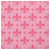 rosa Fleur-de-lis-Muster Stoff (Muster)