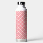 Rosa Fliege Muster Wasserflasche Trinkflasche (links)