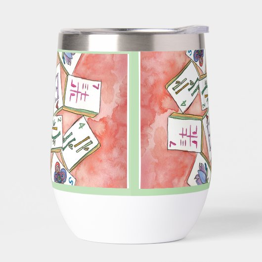 rosa Fliesenschale (Links)