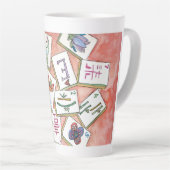 rosa Fliesenschale Milchtasse (Rechte Ecke)