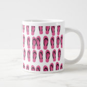 Rosa Flip Flops Jumbo-Tasse (Rechts)