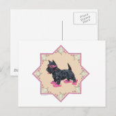 Rosa Flip Flops Postkarte (Vorne/Hinten)