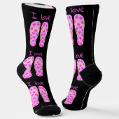 Rosa Flip-Flops Thunder_Cove Socken (Gewinkelt)