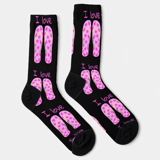 Rosa Flip-Flops Thunder_Cove Socken (Rechts)