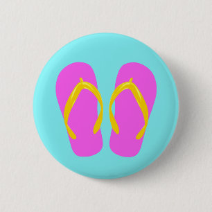 Rosa Flipflop Button