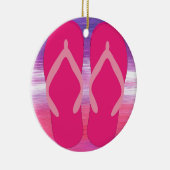 Rosa Flipflops Keramikornament (Rechts)