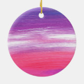 Rosa Flipflops Keramikornament (Hinten)