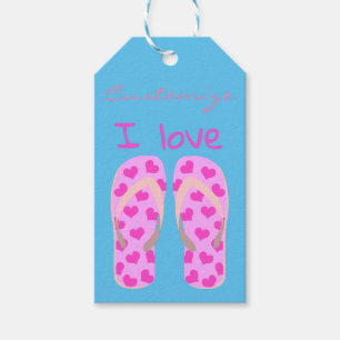 Rosa Flipflops Thunder_Cove Geschenkanhänger