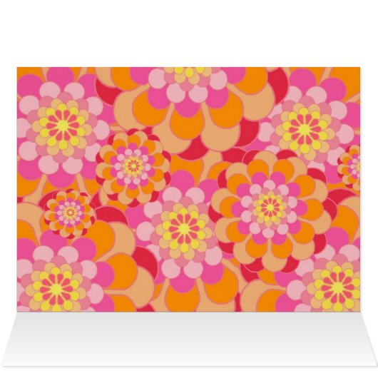 Rosa Floral (Innenansicht Horizontal (Oben))