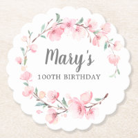 Rosa Floral 100. Geburtstag