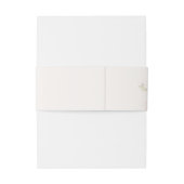 Rosa Floral 15. Geburtstag Quinceanera Einladungsbanderole (Rückseitenbeispiel)