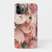 Rosa Floral Case-Mate iPhone Hülle (Rückseite)
