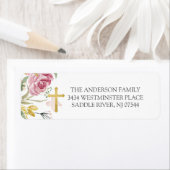 Rosa Floral Erste Heilige Kommune Rücksendeadresse (Insitu)