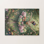 Rosa Floral Forest Ballerina Puzzle (Horizontal)