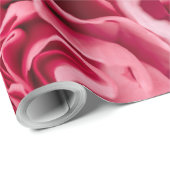 Rosa Floral Geschenkpapier (Rolleneckpunkt)