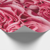 Rosa Floral Geschenkpapier (Ecke)