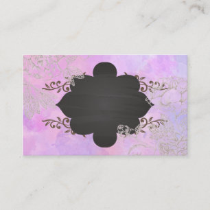 Rosa Floral Gold Spray der Color Business Card Visitenkarte