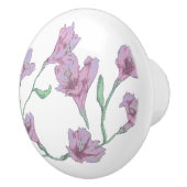 Rosa Floral Keramikknauf (Rechts)