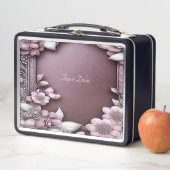 Rosa Floral Lunchbox (Beispiel)
