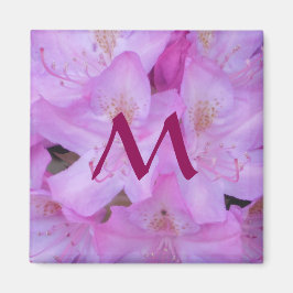 Rosa Floral Monogram Magnet