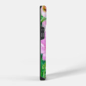 Rosa Floral Monogramm iPhone Hülle (Rechte Seite)