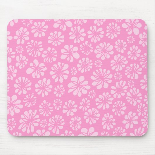 Rosa Floral Mousepad (Vorne)
