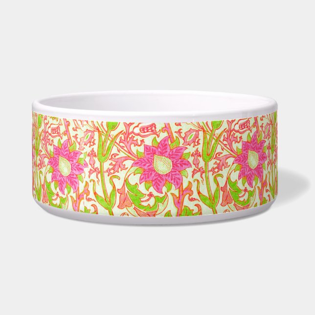 Rosa Floral Napf (Vorderseite)