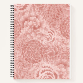 Rosa Floral Notizblock