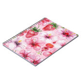 Rosa Floral Notizblock (Linke Seite)