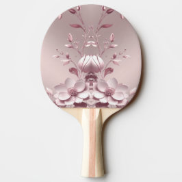 Rosa Floral Ping-Pong-Schläger Tischtennis Schläger