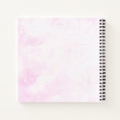 Rosa Floral | Pläne und große Ideen Notizblock (Rückseite)