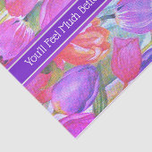 Rosa Floral Seidenpapier (Ausschnitt)