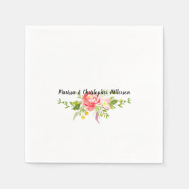 Rosa Floral Serviette