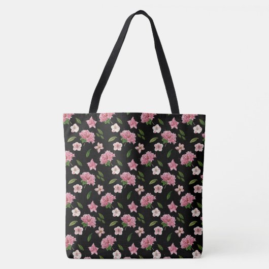 Rosa Floral Tasche (Vorderseite)