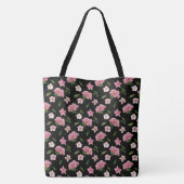 Rosa Floral Tasche (Rückseite)
