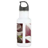 Rosa Floral Trinkflasche (Rückseite)