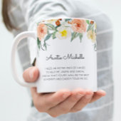 Rosa Floral werden Sie mein Lieblingsvorschlag sei Kaffeetasse