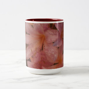 Rosa Floral Zweifarbige Tasse