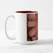 Rosa Floral Zweifarbige Tasse (Links)