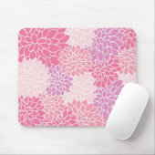 Rosa floralbedruckte Mousepad (Mit Mouse)