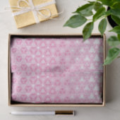 Rosa, florale Abstract Design Seidenpapier (Geschenk)