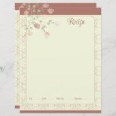 Rosa florale Akzentuierung (Vorne/Hinten)