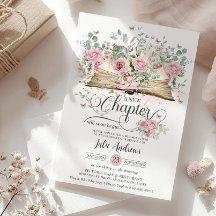 Rosa Florale Buch Hochzeit Bridal Shower Neues Kap