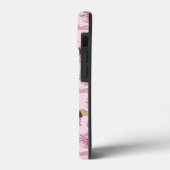 Rosa florale Dackel Themed Phone Case-Mate iPhone Hülle (Rückseite / Links)