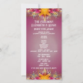 Rosa florale Elegance Hochzeitskollektion (Vorderseite)