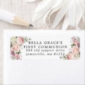 Rosa florale erste Kommunizierungsanschrift (Insitu)