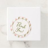 Rosa florale Frisch vom Markt Brautparty Geschenkanhänger (Beispiel)