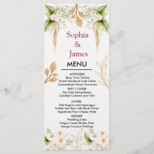 Rosa Florale Gold Geometrische Hochzeit