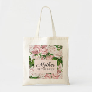 Rosa Florale Hochzeit Mutter der Braut Tragetasche
